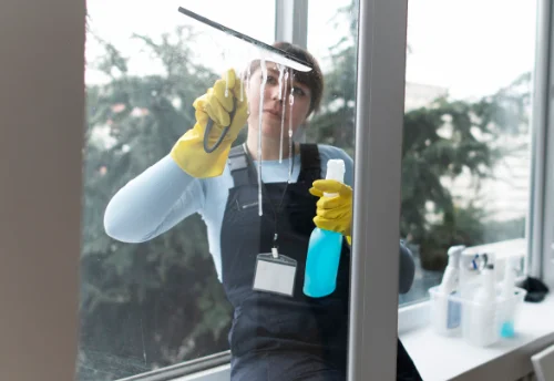 Nettoyage de vitres intérieures et extérieures à Bonnétage